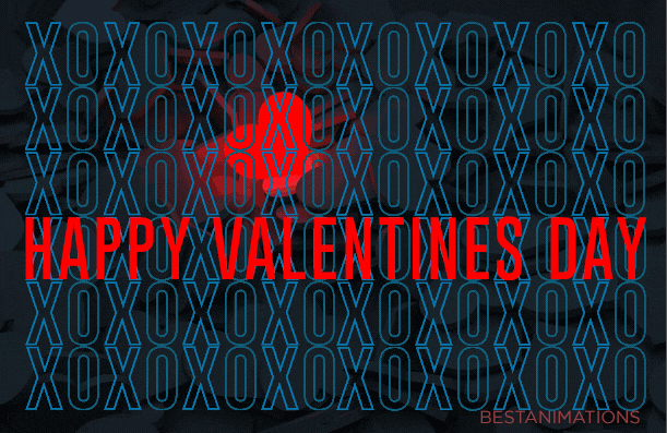XOXO Happy Valentine's Day Gif